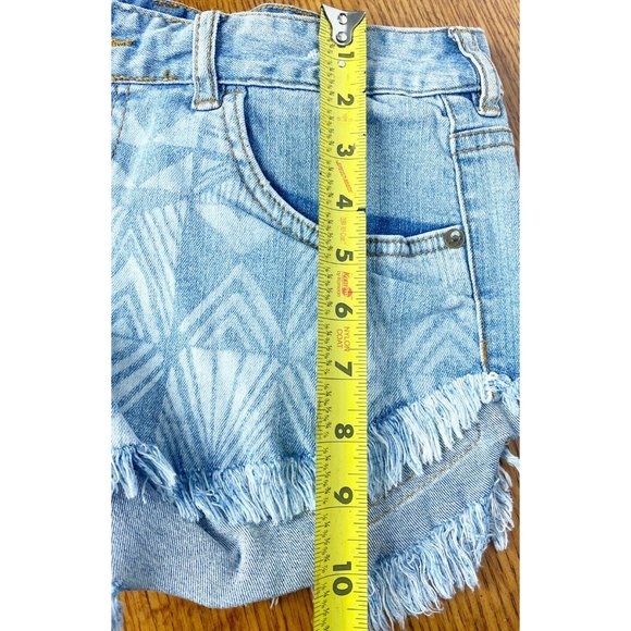 Billabong Sz 27 Denim Jean Cutoff Shorts Laneway - Picture 6 of 11